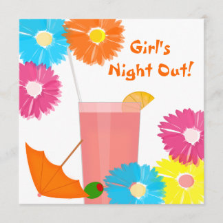 De los chicas de la noche invitación del fiesta