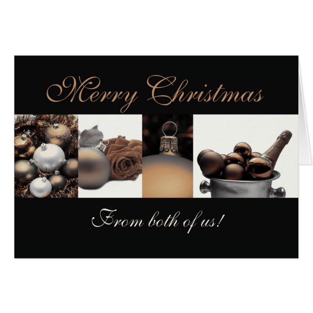 De los dos Feliz Navidad. (Anverso (Horizontal))