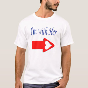 De los hombres "estoy con su" camiseta