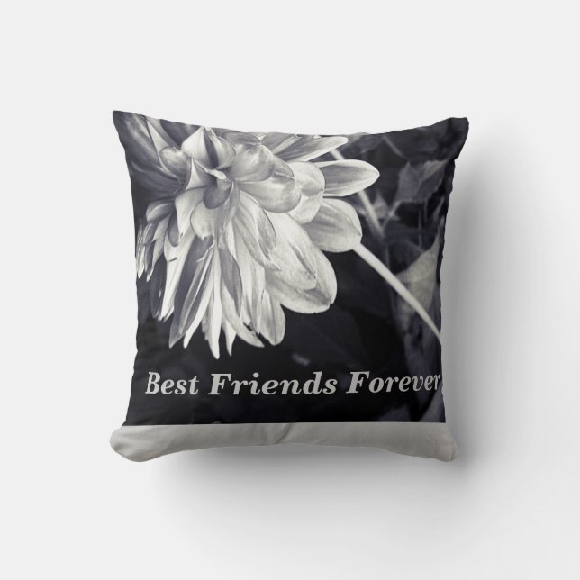 De los mejores amigos Cojín decorativo (bff) para (Anverso)