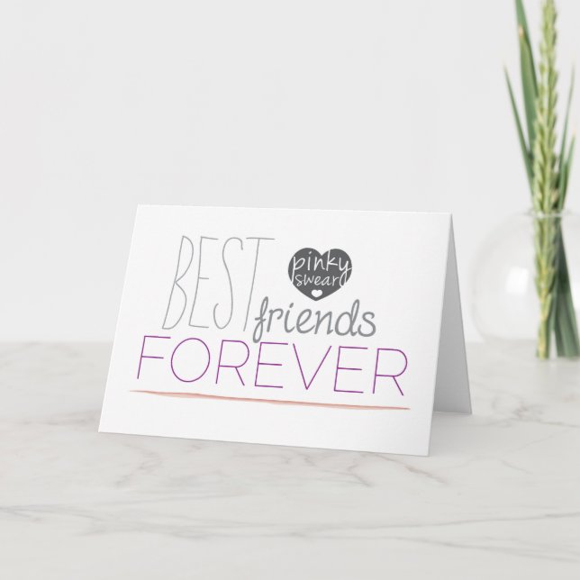 De los mejores amigos tarjeta de felicitación (Anverso)