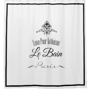 De lujo vierta la cortina de ducha de Maison del