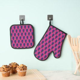 De Manoplas Anna Oven Mitt & Pot Holder Set