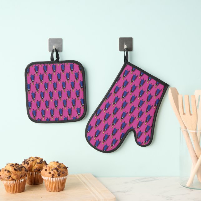 De Manoplas Anna Oven Mitt & Pot Holder Set (Insitu (colgante))