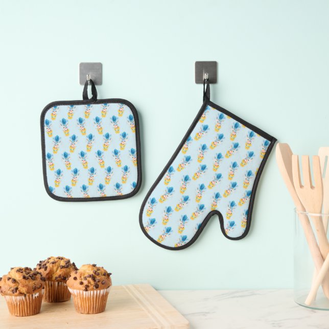 De Manoplas Cinderella Oven Mitt & Pot Holder Set (Insitu (colgante))