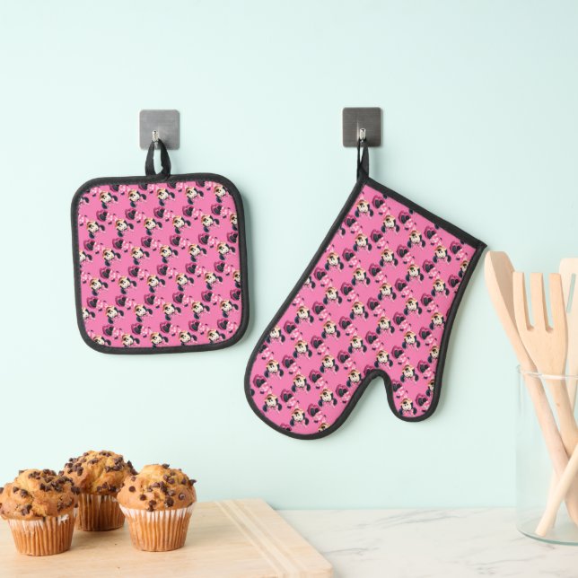 De Manoplas Mín. Oven Mitt & Pot Holder Set (Insitu (colgante))