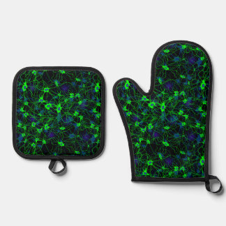 De Manoplas Neuron City Oven Mitt Set