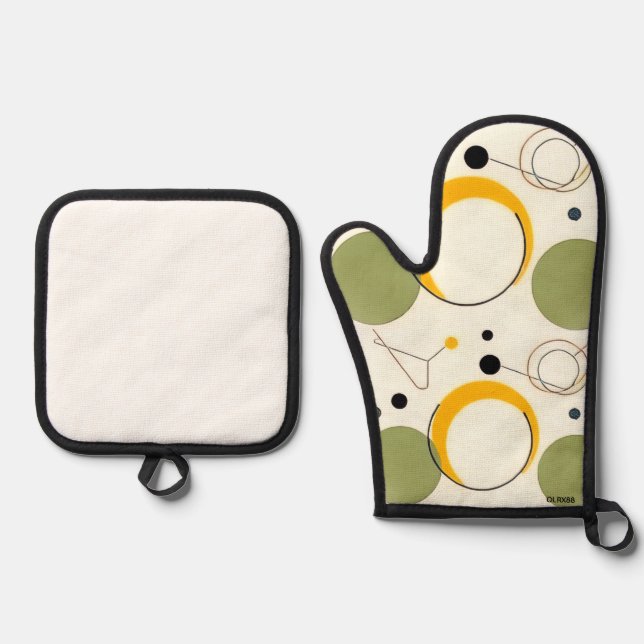 De Manoplas Oven Mitts & Pot Holders Set (Anverso)