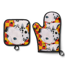 Sparky Oven Mitt y Pot Holder Set