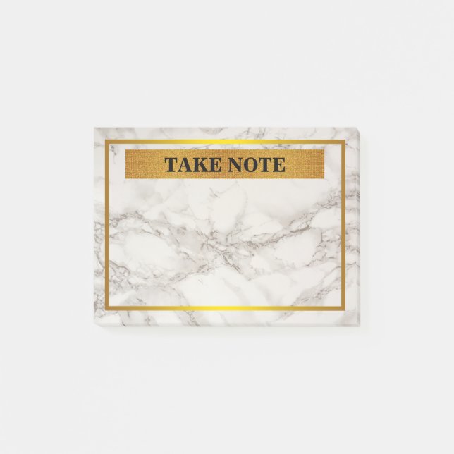 De mármol personalizada toman la nota con la (Anverso)