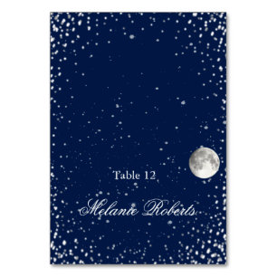 De Mesa Colocar la tarjeta estrellada noche