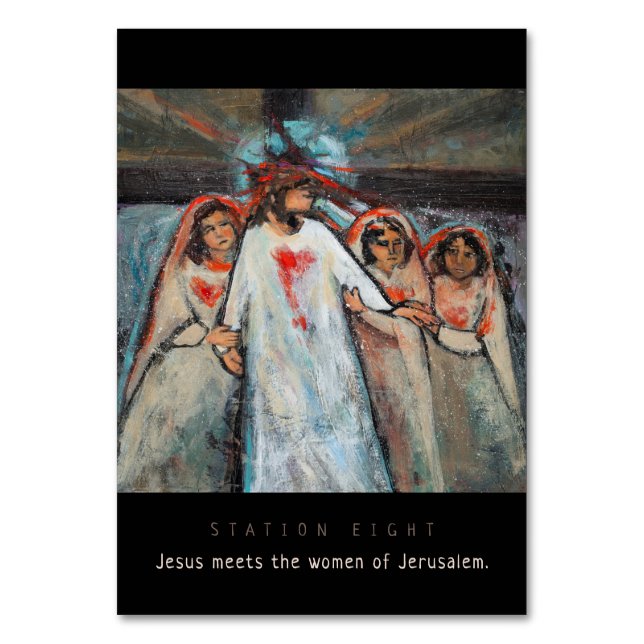 De Mesa Estación Ocho, Jesús conoce a las mujeres, Tarjeta (Anverso)