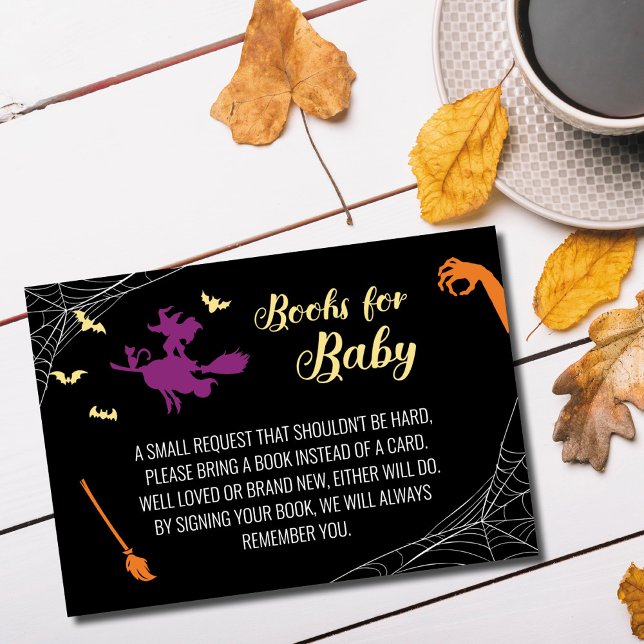 De Mesa Hocus Pocus Baby Shower Books para la tarjeta del  (Subido por el creador)