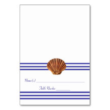 Nautical Seashell - Tarjeta Escort