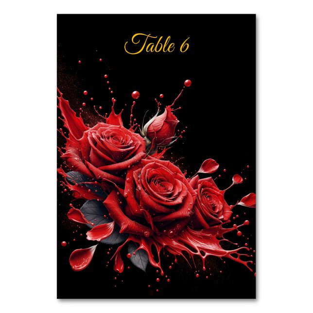 De Mesa Tabla 6 Tarjeta (Anverso)