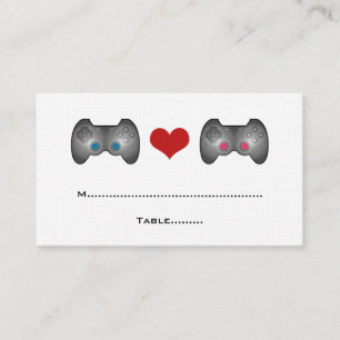 De Mesa Tarjeta Blue Pink Cute Gamer Place