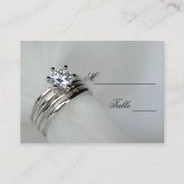 De Mesa Tarjeta boda Rings Place