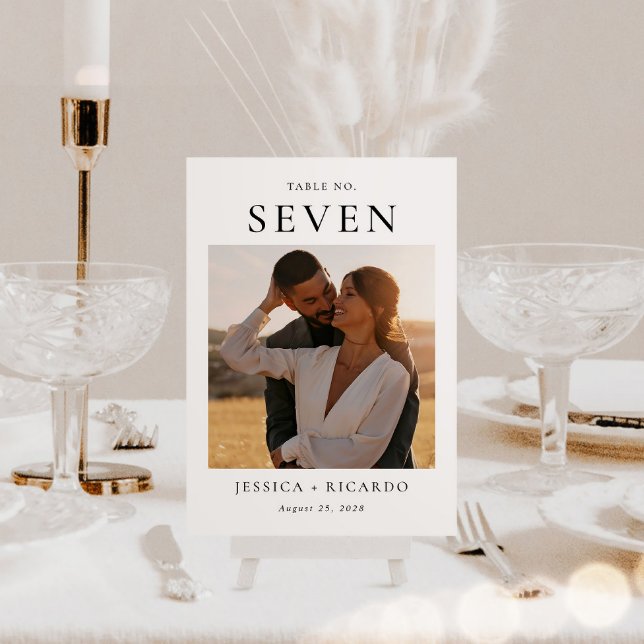 De Mesa Tarjeta fotográfica Boda moderna (Subido por el creador)