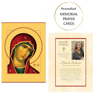 De Mesa Tarjeta Oratoria Ortodoxa Cristiana Teotokos