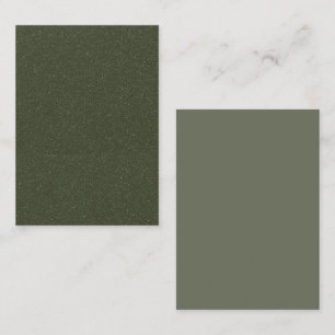 De Mesa Tarjeta plana texturizada verde musgo