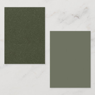 De Mesa Tarjeta plana texturizada verde musgo