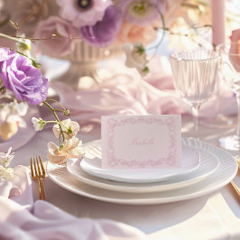 De Mesa Tarjeta Romántica Vintage Frame Bridal Shower Plac