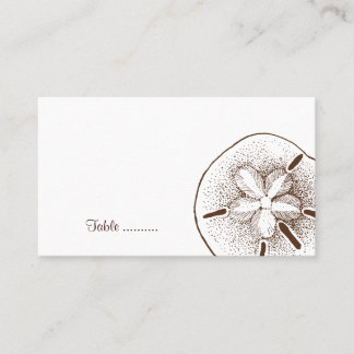 De Mesa Tarjeta Sand Dollar Place