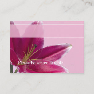 De Mesa Tarjeta Stargazer Lily Escort