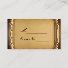 De Mesa Una vez al Boda Colocar la tarjeta