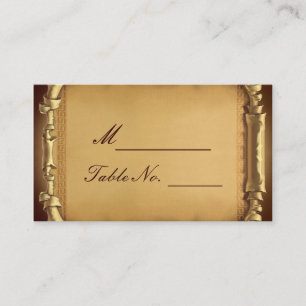 De Mesa Una vez al Boda Colocar la tarjeta