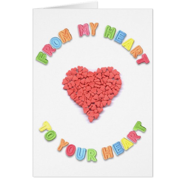 De mi corazón a su corazón (Frente)