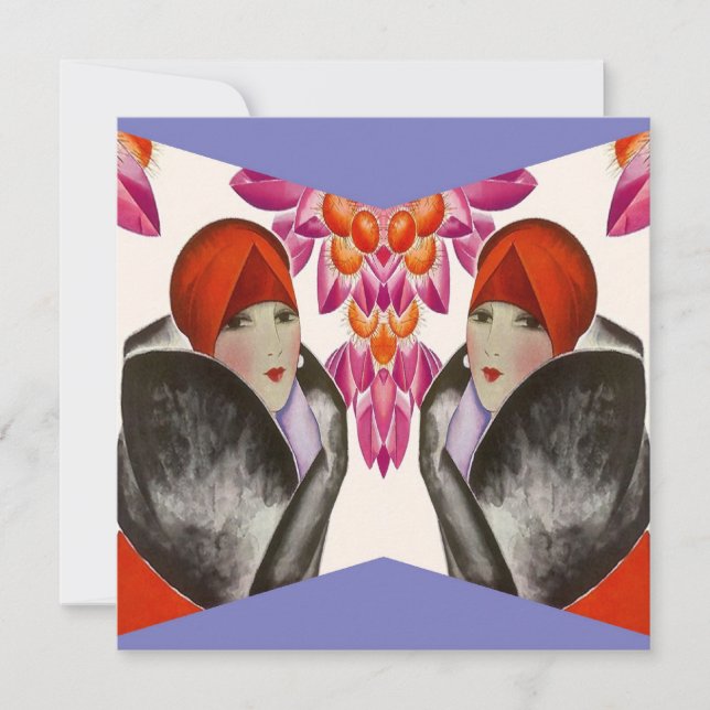 ¡~ DE MODA EZ DE LA INVITACIÓN DE LOS AMIGOS A (Anverso)