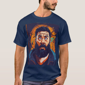 # de moda rápida: camiseta masculina con una impre