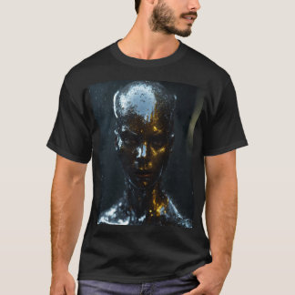 # de moda rápida: camiseta negra para hombres.
