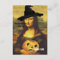 ~ de Mona Lisa en invitaciones del fiesta del