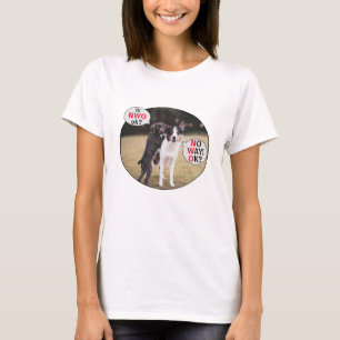 ¡De ninguna manera! ¿De acuerdo? - camiseta roja (