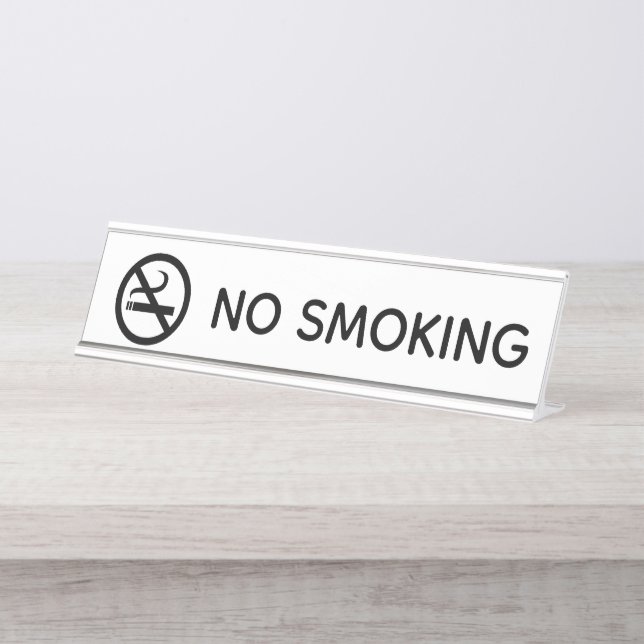 De Nombre Placa para "No Fumar" (Anverso)