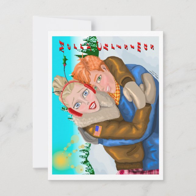 De nosotros a tus Navidades Tarjeta de felicitació (Anverso)