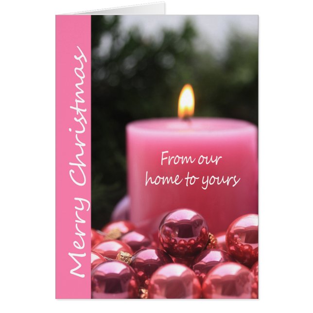 De nuestra casa a la tuya. tarjeta de navidades (Frente)