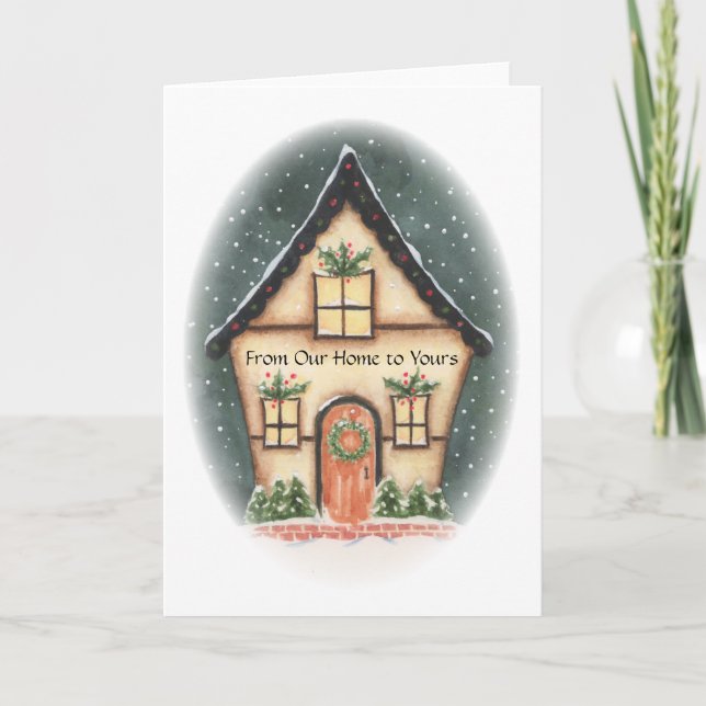 De nuestra casa a su tarjeta de vacaciones (Anverso)
