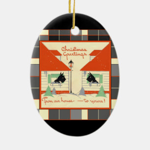 De nuestra casa a tu ornamento escocés de perro