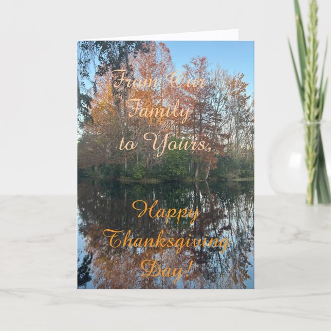 De nuestra familia a la tuya, tarjeta de acción de (Anverso)