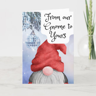 De nuestra tarjeta de Navidades Gnome a la suya
