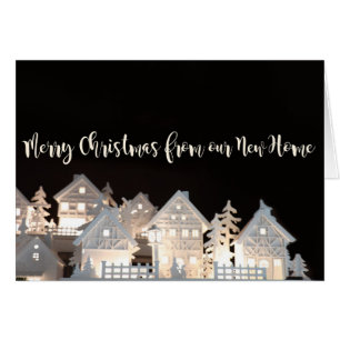 De nuevas casas iluminadas caseras del navidad