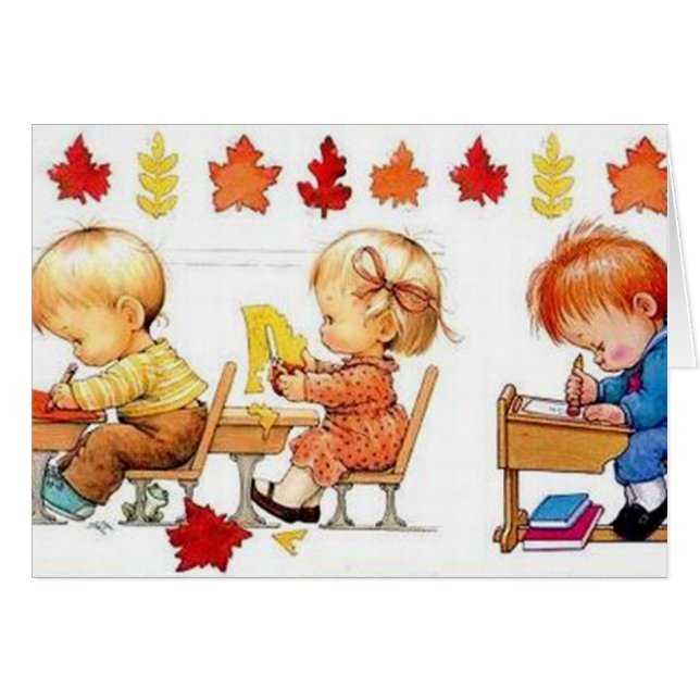 De nuevo a escuela - (Anverso (Horizontal))