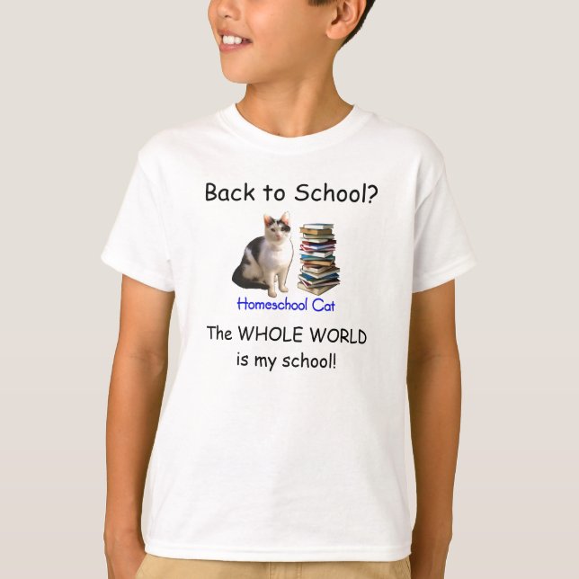 De nuevo a la camiseta de Homeschool 3 de la (Anverso)