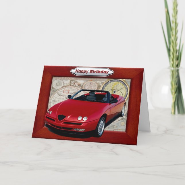 De nuevo a la tarjeta de cumpleaños futura (Anverso)