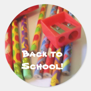 de nuevo a los pegatinas de la escuela