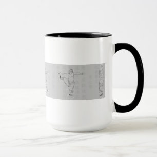 De "obra clásica encajonamiento" 15 onzas. Taza