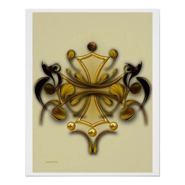 "De Ode A Pura Importancia", Poster Glososo (Anverso)